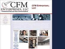 Tablet Screenshot of cfm-enterprises.com